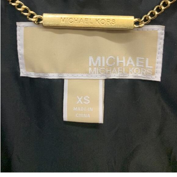 Michael Kors Chevron Faux Fur Pink Burgundy Grey‎ and Black Sz XS - Picture 2 of 4